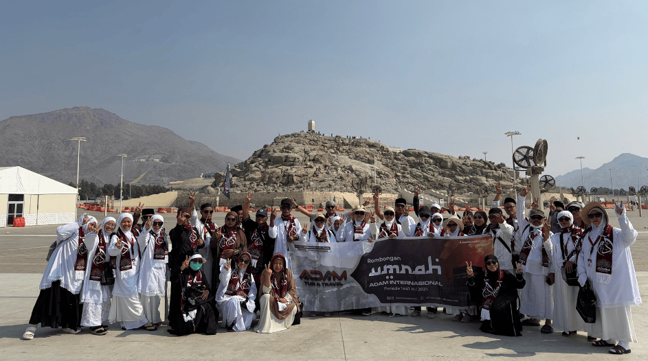 Jamaah adam internasional di Jabal Rahmah