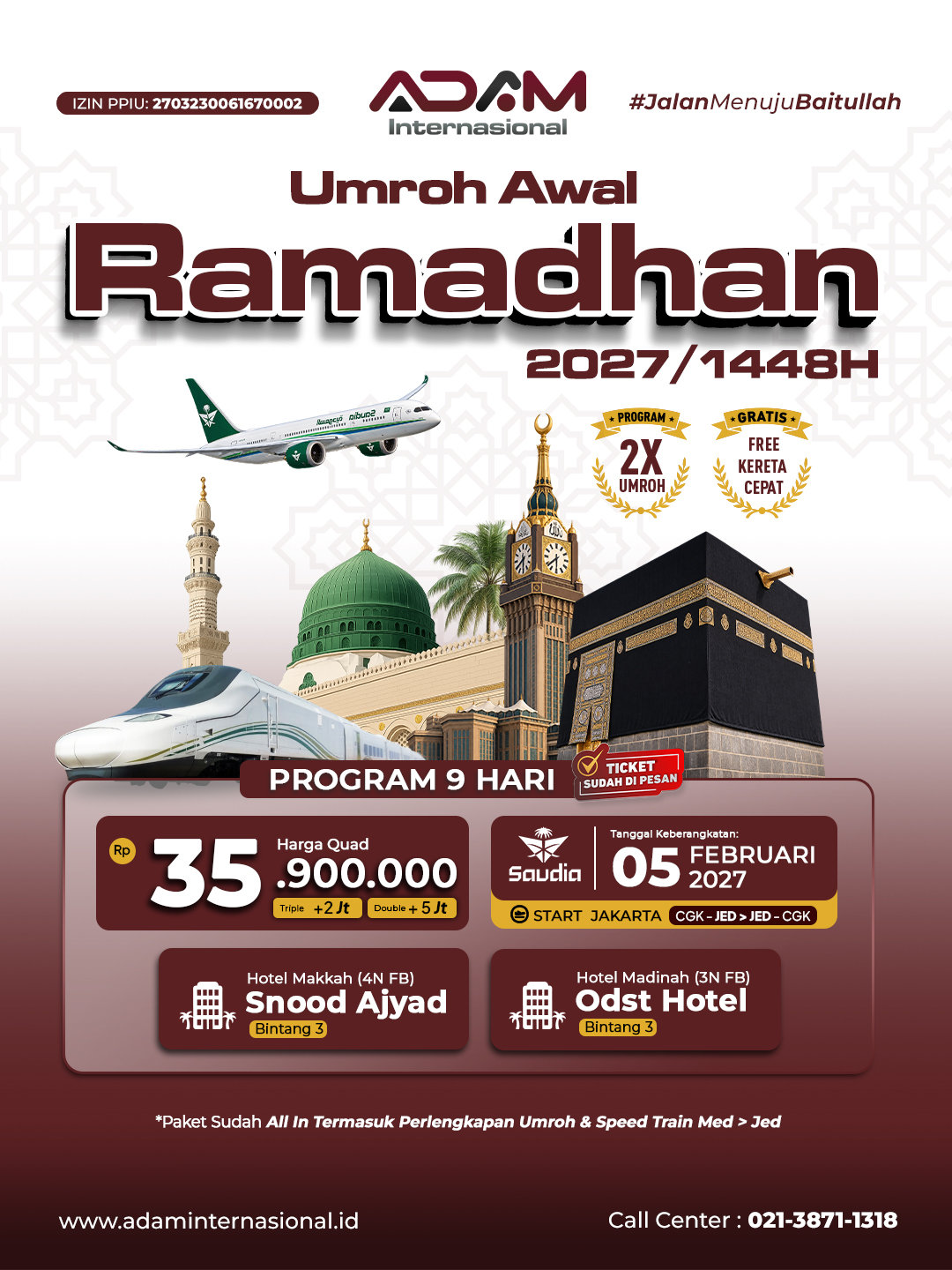 Ka'bah di Masjidil Haram