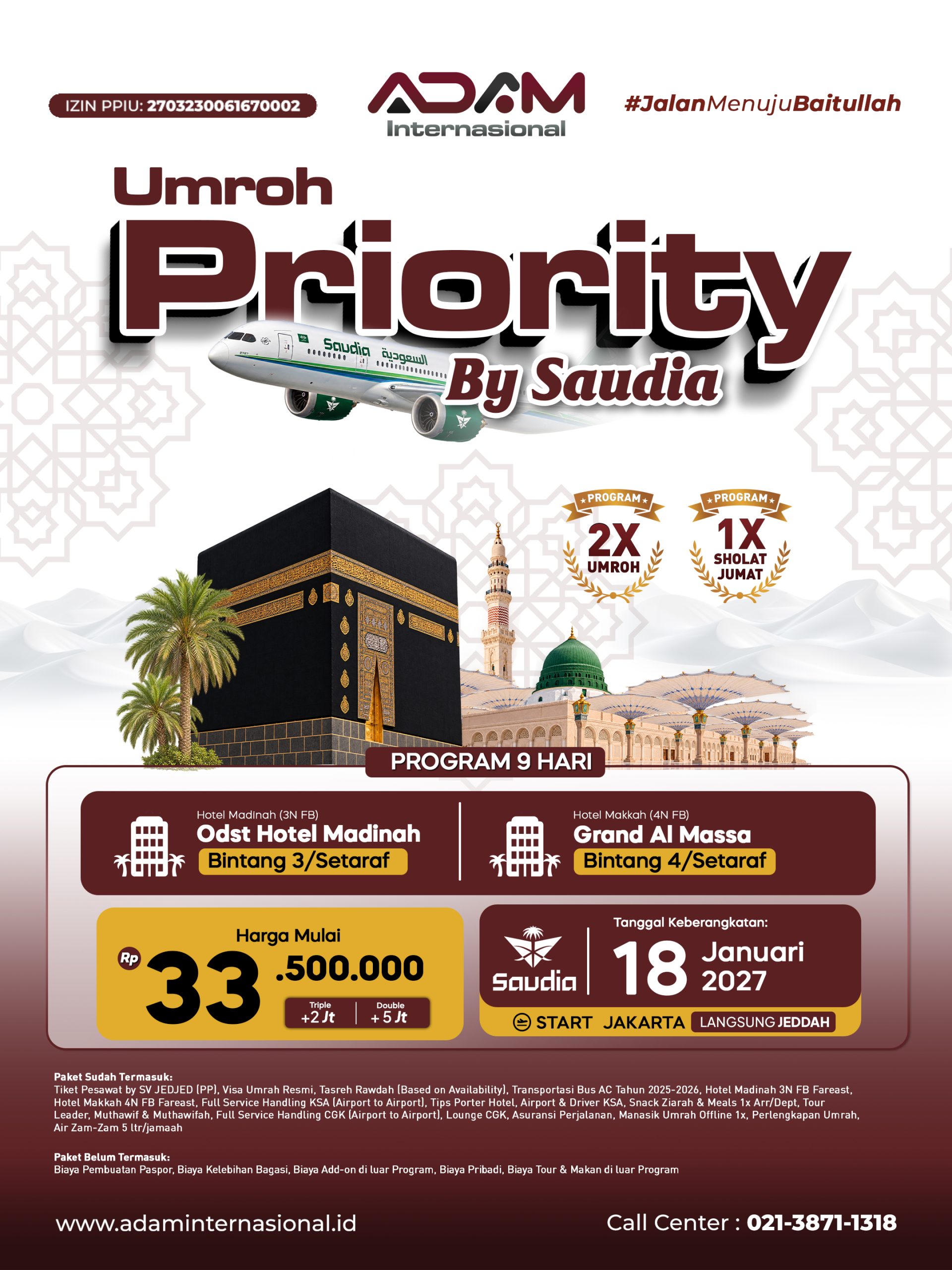 Masjid dan perjalanan Umroh